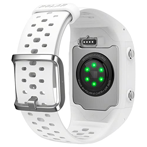 Relógio com GPS e Frequência Cardíaca no Pulso para Corrida M430, Polar, Branco, Único