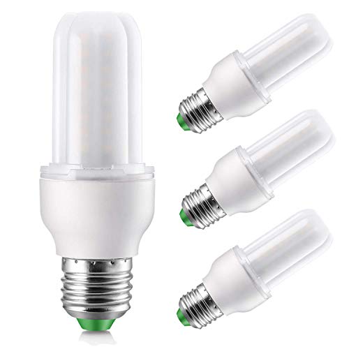 Elrigs E27 LED Lampe Stabform, 7W ersetzt 60W, Warmweiß(3000 Kelvin), 4er Pack