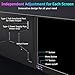QQH Laptop Screen Extender, 15.6” Triple Portable Monitor for Laptop with Ultra-Slim FHD IPS Display, USB-C Plug and Play Extended Screen Compatible with MacOS, Windows, Android for 12-16