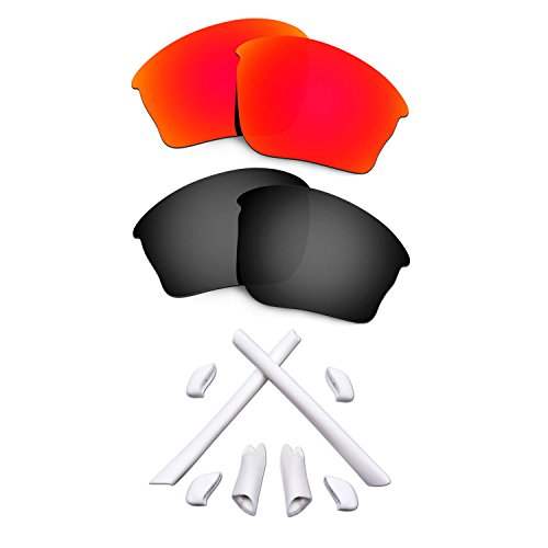 Verres polarisés rouge noir Half Jacket XLJ de rechange manchons oreille