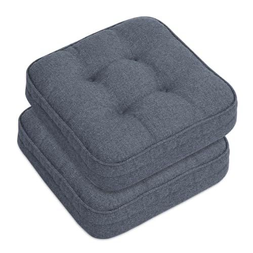 GOFORIT Coussinets Chaise Salle À Manger 16 po x 16 po Gris