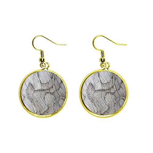 Pendientes dorados de gota con textura elegante el regalo ideal para ella