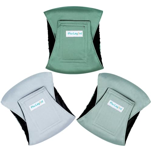 Image of Paw Legend Washable Dogs Diapers Male Dog Belly Bands for Male Dogs Diapers Reusable Puppy & Doggie Diapers Male (3 Pack, X-Large)