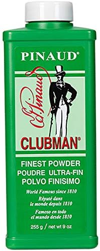 Clubman Pinaud Powder for After Haircut or Shaving, White, 9oz