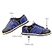 VEACAM Mens Bowling Trainers, Fashion Bowls Shoes for Men Leather Fitness Shoes Comfortable Casual Bowling Sneakers,Blue,4.5