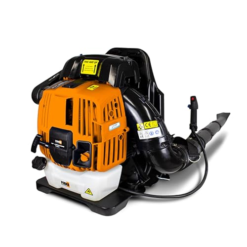 FEIDER FSDT75 - Laubsauger Benzin 75.6cm³ 310km/h 1120M³/H Akku - Laubgebläse mit Rückengeschirr - Laubpuster mit 4-Takt Motor - Akkulaubsauger Elektrisch - Professionelles Gartenwerkzeug