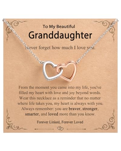 Tarsus Granddaughter Gifts from Grandma, Granddaughter Necklace Jewelry