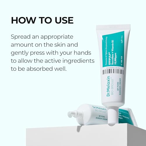 Dr.Melaxin BP Barrier Cream 50g, 1.76 oz. | Bio spicule Stimulating Pore Roots, Pore Tightening, Provision of skin elasticity