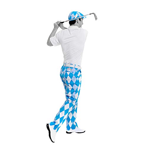 Royal & Awesome Men's Golf Pants, Old Tom's Trews, 34W x 32L Royal & Awesome Men's Golf Pants, Old Tom's Trews, 34W x 32L