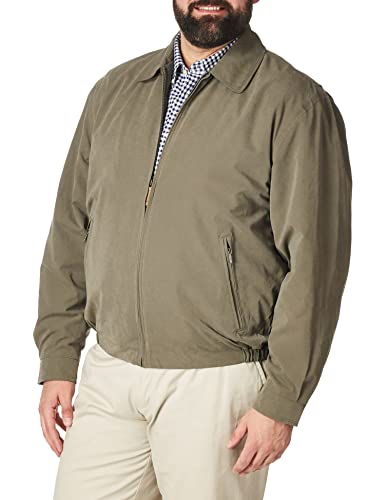 London Fog Men's Auburn Zip-Front Golf Jacket (Regular & Big-Tall Sizes), Olive, 3Xl Big #TOP2