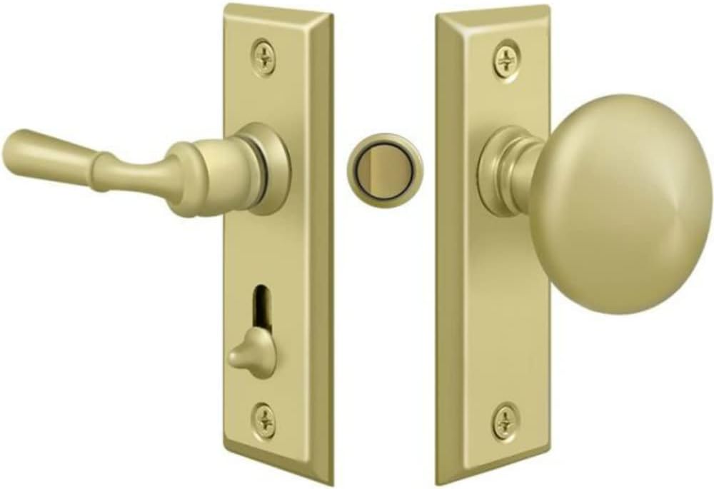 Deltana SDLS480U19 Solid Brass Storm Door Latch with Rectangular Rose