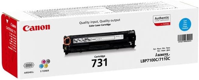 Canon original toner CRG731, cyan, 1500p, 6271B002, Canon i-SENSYS LBP-7100Cn, 7110Cw, MF 8280Cw