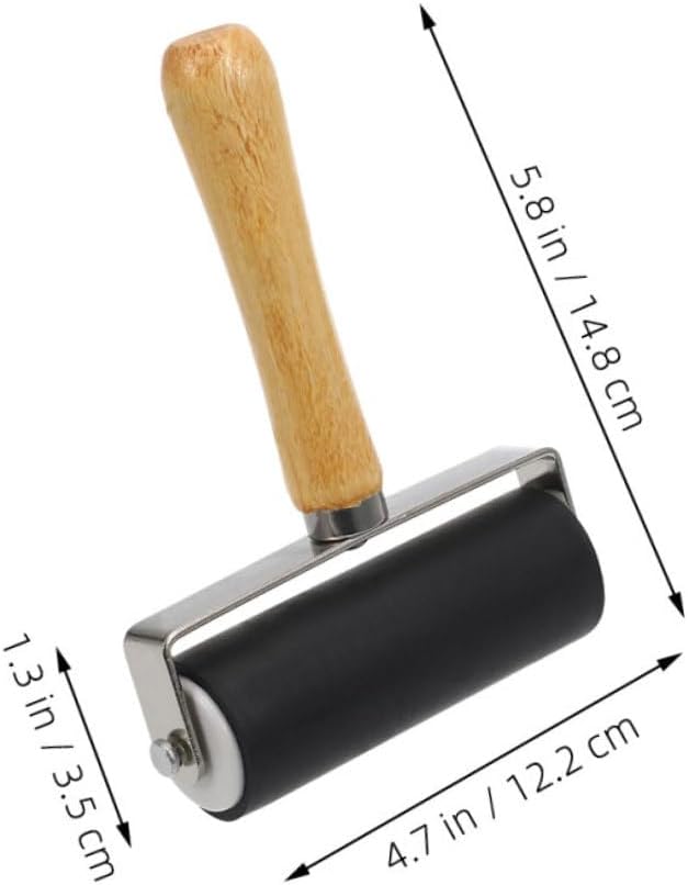 Veemoon 4pcs Rollers for Printmaking Stamping Sturdy Plastic Ink Roller for Boys and Girls