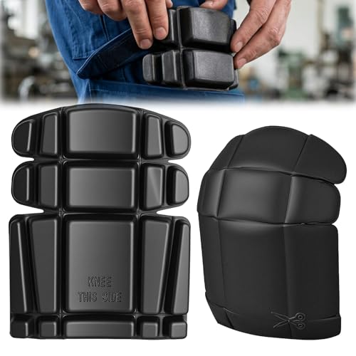 INQUIRLLY Flexible Knieschoner Kniepolster aus Schaumstoff für Arbeitshose Knieschoner Arbeiten für Fliesenleger Laminat Parkett Gartenarbeiten Knieschützer Arbeit für Handwerker