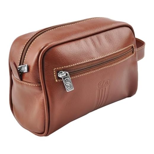 Necessaire AMETISTA em Couro (Pinhão)