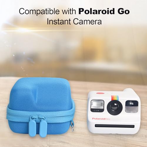 Funda rígida azul para cámara Polaroid Go miniatura 2