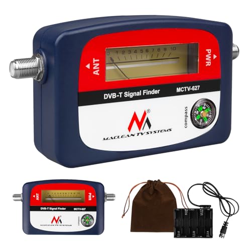Maclean MCTV-627 - Localizador de señal terrestre DVB-T (VHF, UHF, TV, TNT)