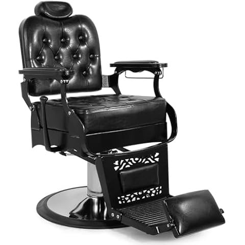 Artist hand Barber Chair Hair Salon Chair Heavy Duty Barber Chair for Barbershop Tattoo Massage Beauty Spa Salon Equipment Cover