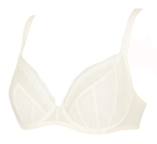 Simone Perele Womens Bra with Braid Underwear Item 169321 Stiletto 030 Naturale - Naturel Taglia 4 coppa D