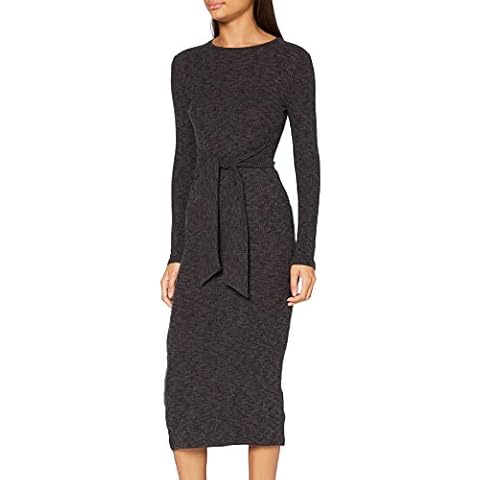 MISS SELFRIDGE Women's Dark Grey Midi Dress Cover