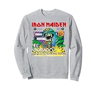 Iron maiden design. Official Iron Maiden Merchandise Iron Maiden T-Shirts for Men, Women, Boys and Girls, Iron Maiden Band T-Shirt, Iron Maiden Shirt 8.5 oz, Classic fit, Twill-taped neck