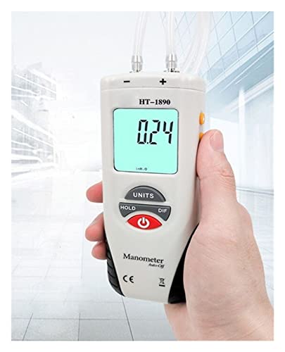Dynamomètre numérique et jauge de pression à vide 80mm pour labo - 2
