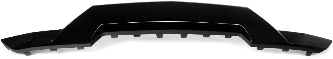 Front Lower Bumper Valance Gloss Black Skid Plate with Z71 Compatible with 2016-2018 Chevy Chevrolet Silverado 1500 Replace for GM1044128 Bumper Valance Panel Cover Impact Face Bar