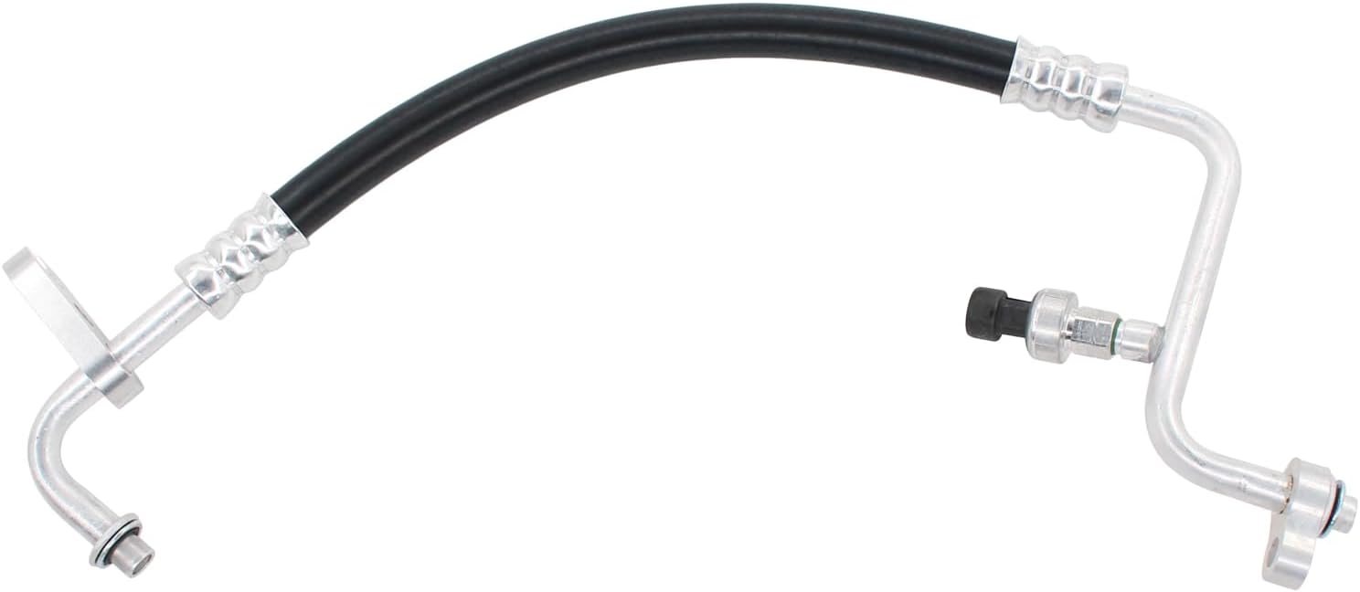 MOTOKU AC Compressor Hose Suction Discharge Line w/ Pressure Sensor for Chevy Traverse 09-12, GMC Acadia 07-12, Buick Enclave 08-12