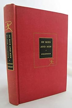 Hardcover Rare - John Steinbeck OF MICE AND MEN 1950 Modern Library Edition Book