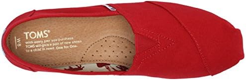 TOMS Red Canvas Classic Youth Kids ALPRG 012001C13-RED (Size: 13) | Image 4