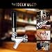 FERRODAY Stainless Steel Core Draft Beer Faucet Polished Brass Beer Faucet for Keg Tap Tower Beer Shank & Kegerator Beer Faucet Classic Beer Dispensing Tap Standard Faucet Tap