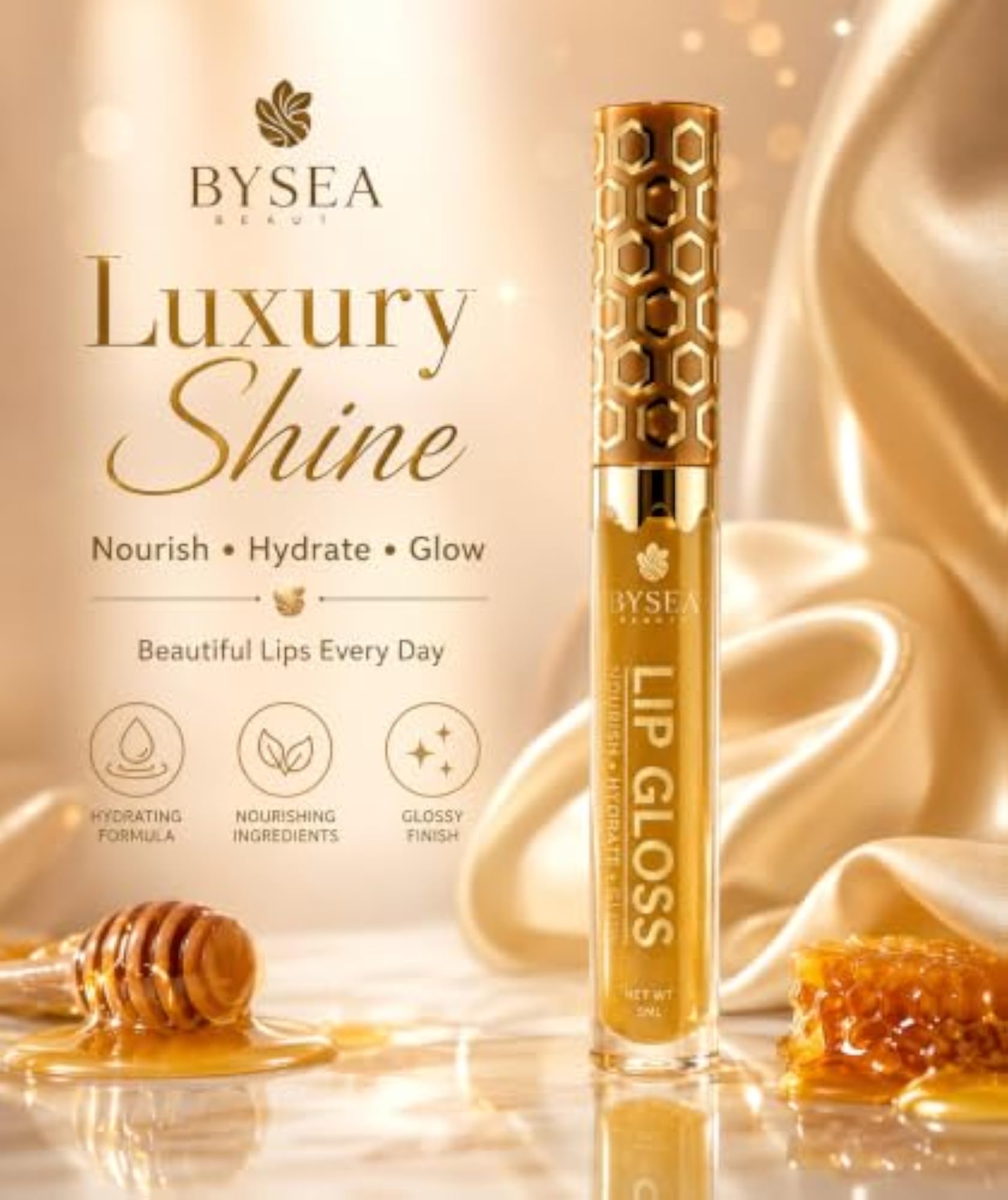 Lip Gloss Honey Nourishing Lip Care, 6 Pcs Set