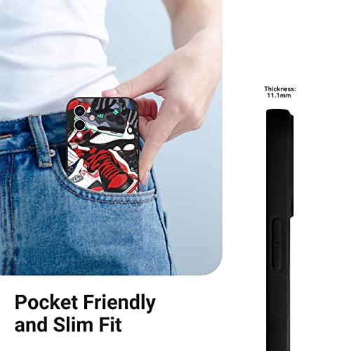 Jkxwl Iphone 11 Case For Boys Men Ultra Slim Fit Iphone Case Silicone Upgraded [Camera Protection] With Full Body Protection Anti-Scratch Shockproof Case Compatible With Iphone 11 6.1 Inch Cool Shoe #TOP5