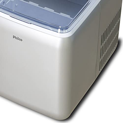 PHILCO MAQUINA DE GELO PMG02T, Cor: PRATA