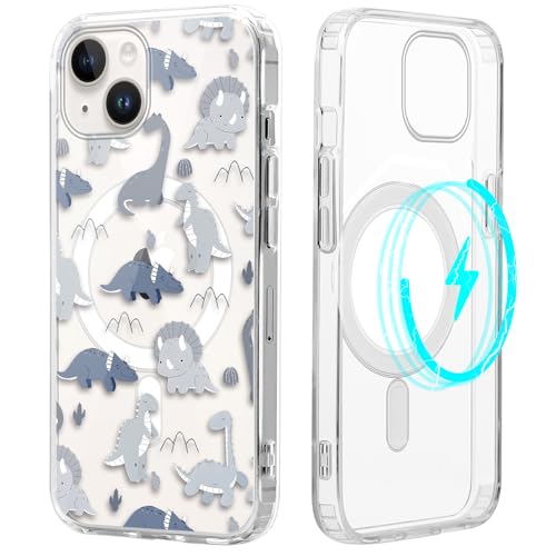 Dinosaur Magnetic Phone Case for iPhone 14/13