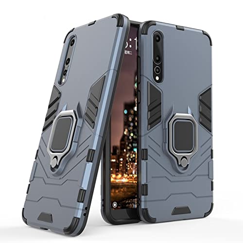 Cascov Defender Case | Rotating Ring Holder & Kickstand in-Built | Military Grade Armor | Bumper Back Cover for Huawei P20 Pro - Armor Grey (B09N9WJ2SW) Amazon Price History, Amazon Price Tracker