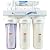 WaterSentinel WS-RO5 5 Stage Reverse Osmosis System, 50 GPD Drinking Water Filtration, Under Counter RO Water Filter