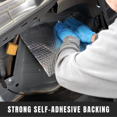 SunplusTrade Sound Deadener for Cars, 50 mil 50 sqft Sound Deadener Mat, Butyl Automotive Noise Insulation and Dampening Material for Reducing Vibration and Noise