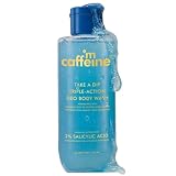M-Cafiene 3-in-1 Body Wash with 2% Salicylic Acid and Mandelic Acid, Odour Control, Prevents Body Acne, Aqua Fresh Fragrance, for Men and Women, 250 ml