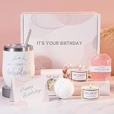 Birthday Gifts for Women - Surprise Her with Unique Spa Gift Baskets Set - Happy Birthday Gifts Box