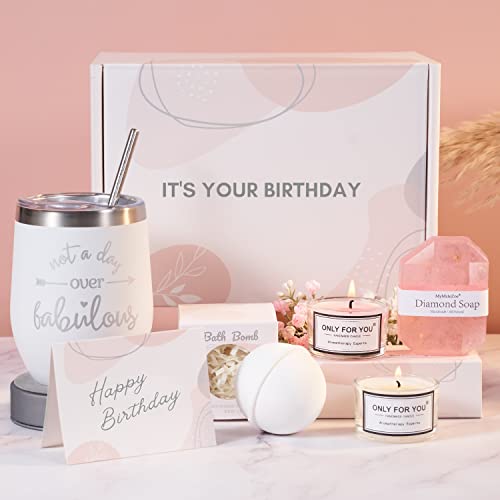 Birthday Gifts For Women - Surprise Her With Unique Spa Gift Baskets Set - Happy Birthday Gifts Box Sets For Mom Sister Ladies Female Friends And Best Friend - Happy Bday Basket Boxes Ideas For Woman #TOP4