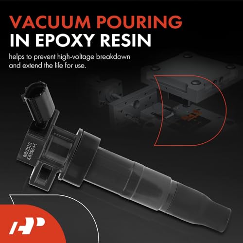 A-Premium Ignition Coil Pack Compatible with Hyundai Santa Fe 2010-2012 Tucson 2010-2015 Kia Optima 2008-2015 Sportage 2011-2016 2.4L 4.6L 5.0L 4-PC Set - Thumbnail 3