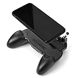 W10 PUBG Mobile Phone Game Controller L1R1 Mobile Game Trigger Joystick Gamepad for 4-6.5' iOS &...