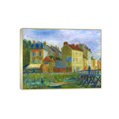 Tableau William Glackens pour habiller un mur vide avec un cadre argente