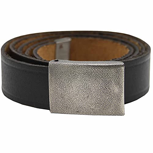 A.Blöchl AB Ceinture en Cuir Robuste de la Bundeswehr de 3 cm de Large (Noir/ 150 cm) Cover