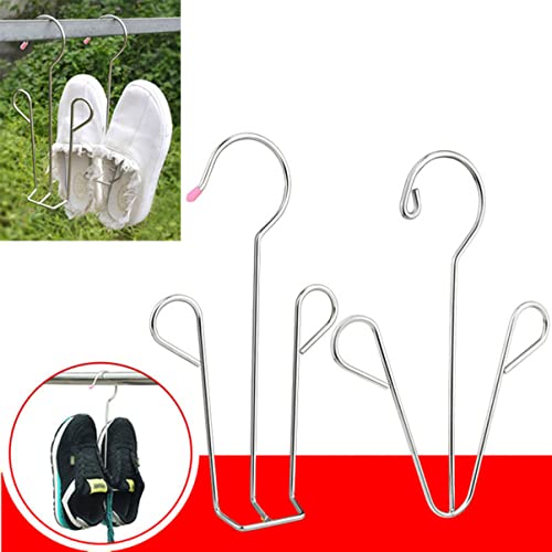 Valiclud rack para secar zapatos de acero inoxidable 2 piezas miniatura 5