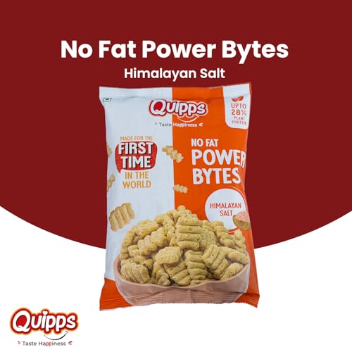 Image of Quipps Healthy Puffs Trial Pack Combo | Non-Fried Roasted Puffs Snack | Plant Protein & Gluten Free | Non-GMO, Heart-Friendly | Low Sodium, No Palm Oil | Low Calorie, High Fiber Healthy Crunchy Snack for Office, Travel & Evening Munching | 5 Flavours | Pack of 5 (60g Each)