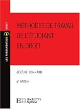 Download Méthodes de travail de l'étudiant en droit PDF
