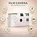 Film Camera with 16pcs 35MM Color Films, Full Manual Setting, 900mAh Battery - Built in Flash, Easy Use for Travel Wedding Birthday