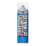 Muc Off Silicon Shine Silikonspray, 500 ml - Hochwertiges, Reibungsminderndes Silikonöl Spray Fahrrad Glanzspray f ...